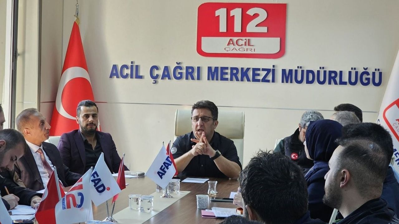 Hakkari'de Masa Başı Tatbikatı Gerçekleştirildi