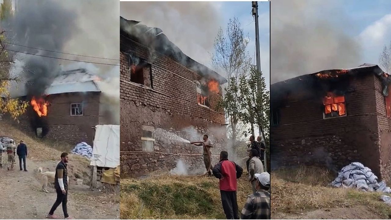 Hakkari'de Yangın: İtfaiye Ekipleri Görevde