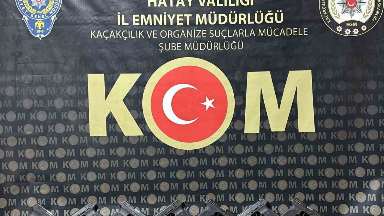 Hatay'da Ruhsatsız Tabanca Operasyonu