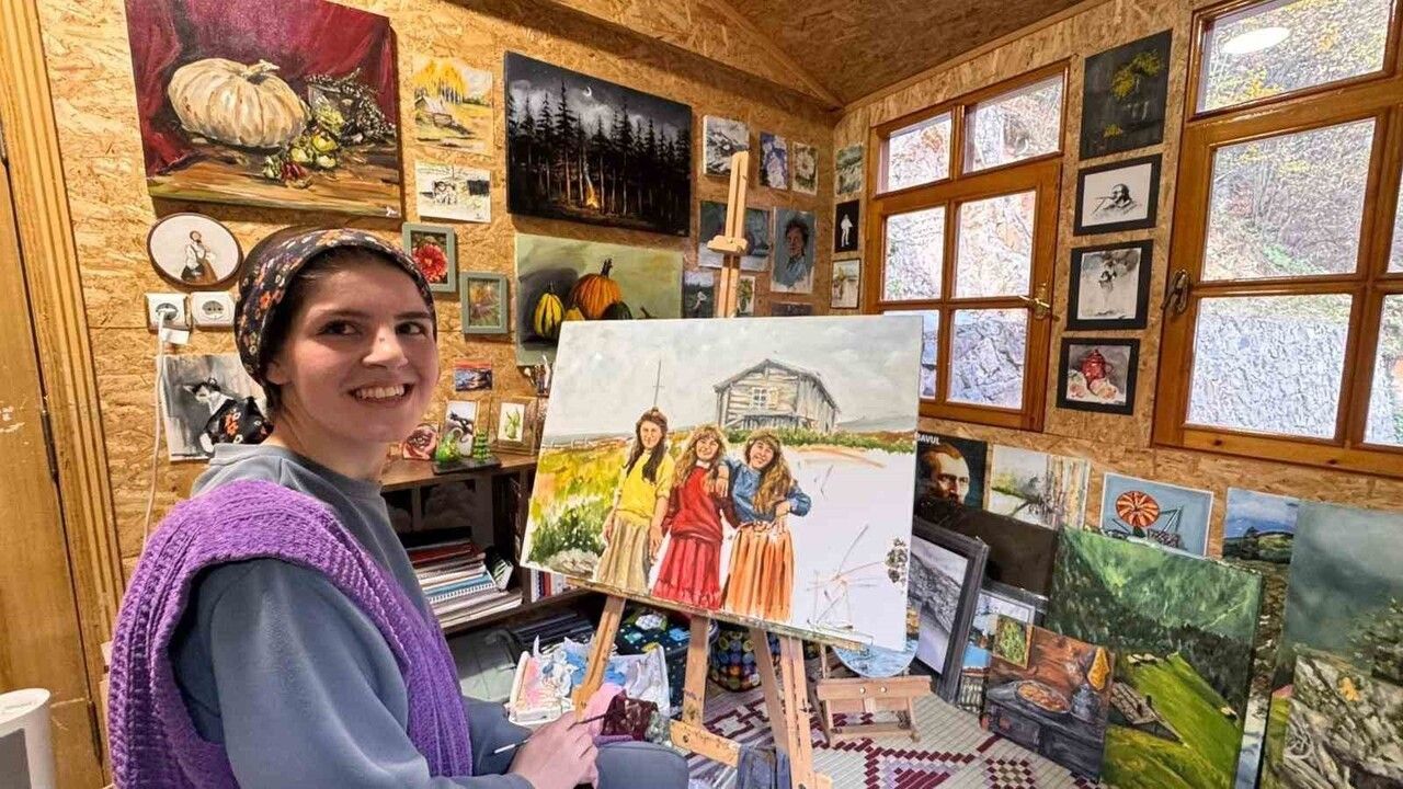 Havva Akyüz: Yayla Kültürünü Tuvale Taşıyan Genç Sanatçı