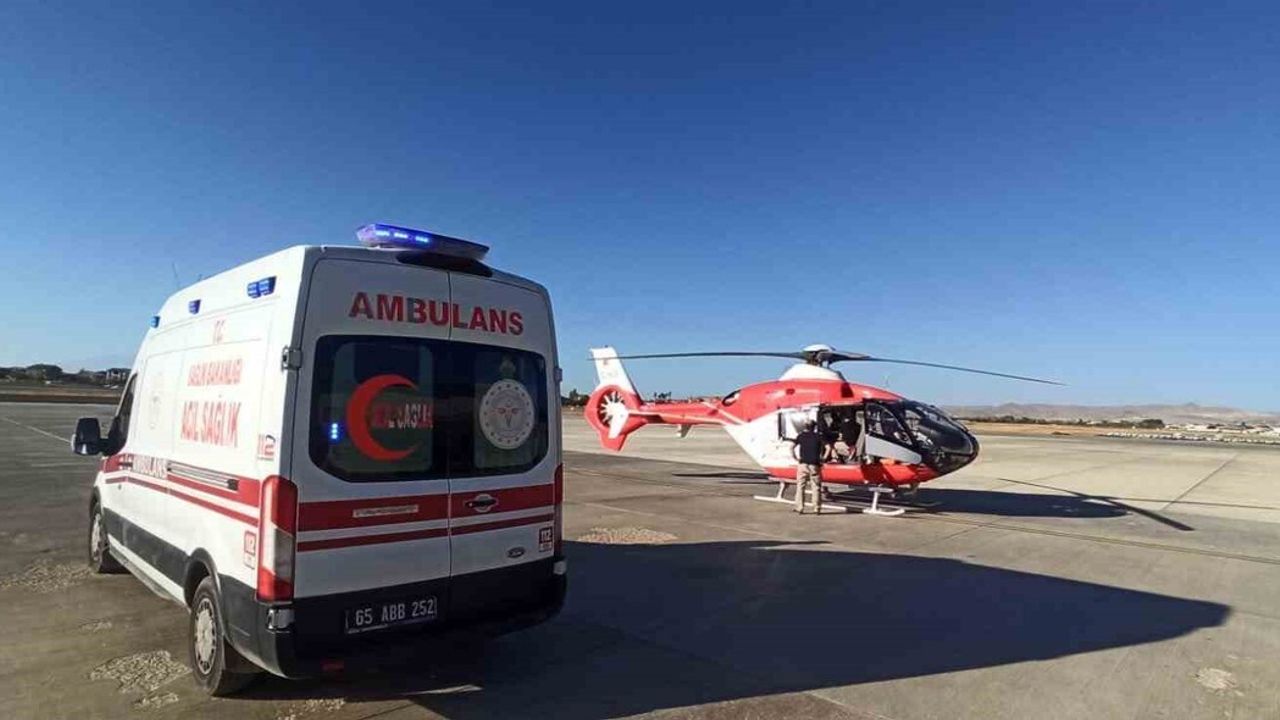 Helikopter Ambulansla Hayat Kurtarma: Bahçesaray'da Kalp Krizi