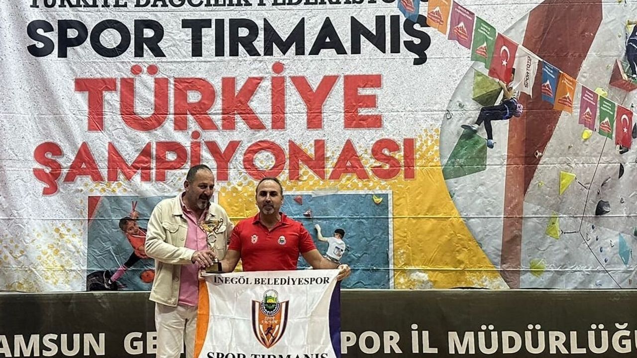 İnegöl Belediyespor Tırmanışta Türkiye Şampiyonu