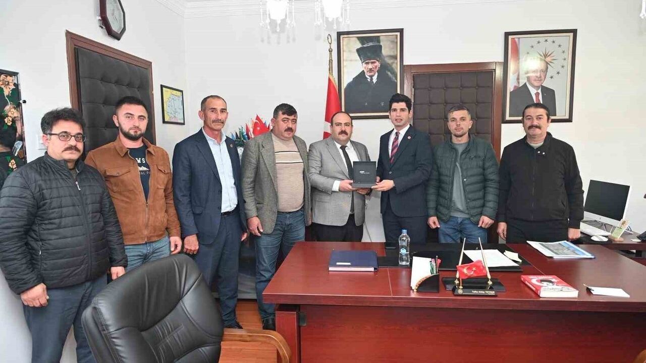 İnönü İlçesi'nde Yeni Kaymakam’a Hayırlı Olsun Ziyareti