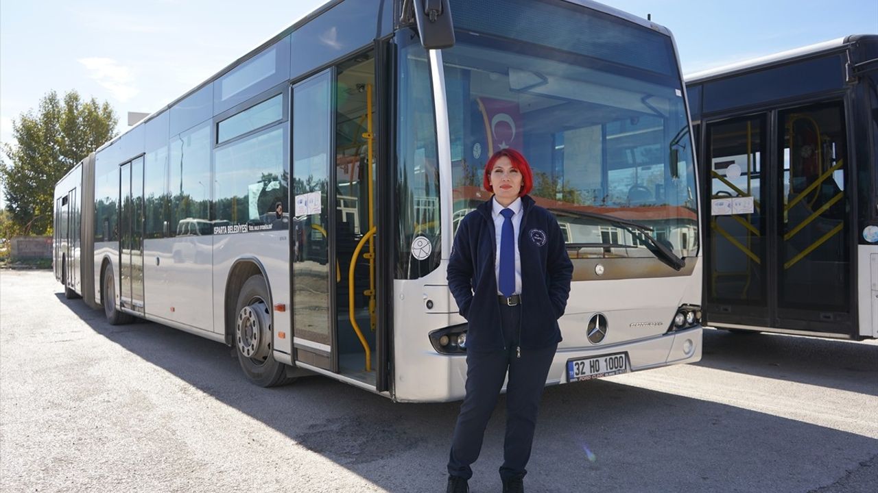 Isparta'da Bir Kadın Şoförün Hayali Gerçekleşti