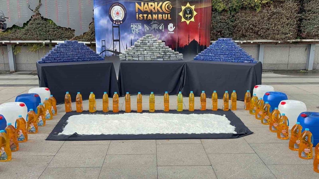 İstanbul'da Büyük Narkotik Operasyonu: 494 Kilogram Uyuşturucu Ele Geçirildi