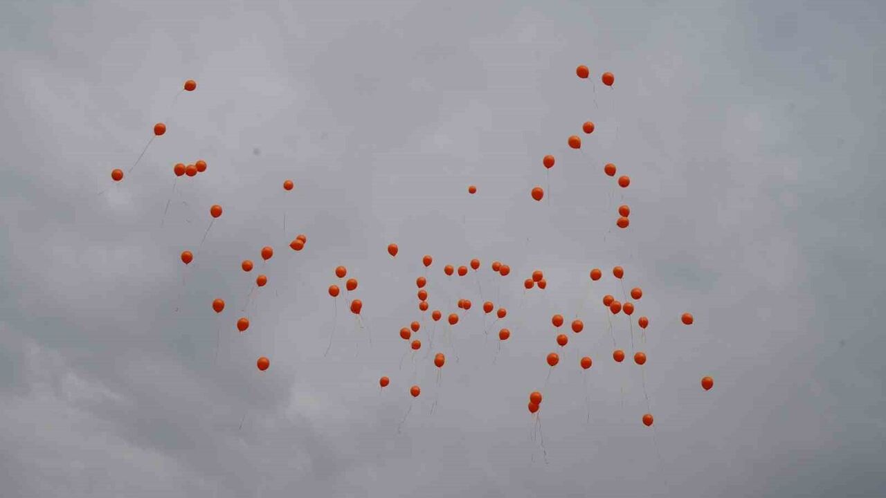 Kadına Yönelik Şiddete Hayır: Kırıkkale'de Turuncu Balonlarla Farkındalık Etkinliği