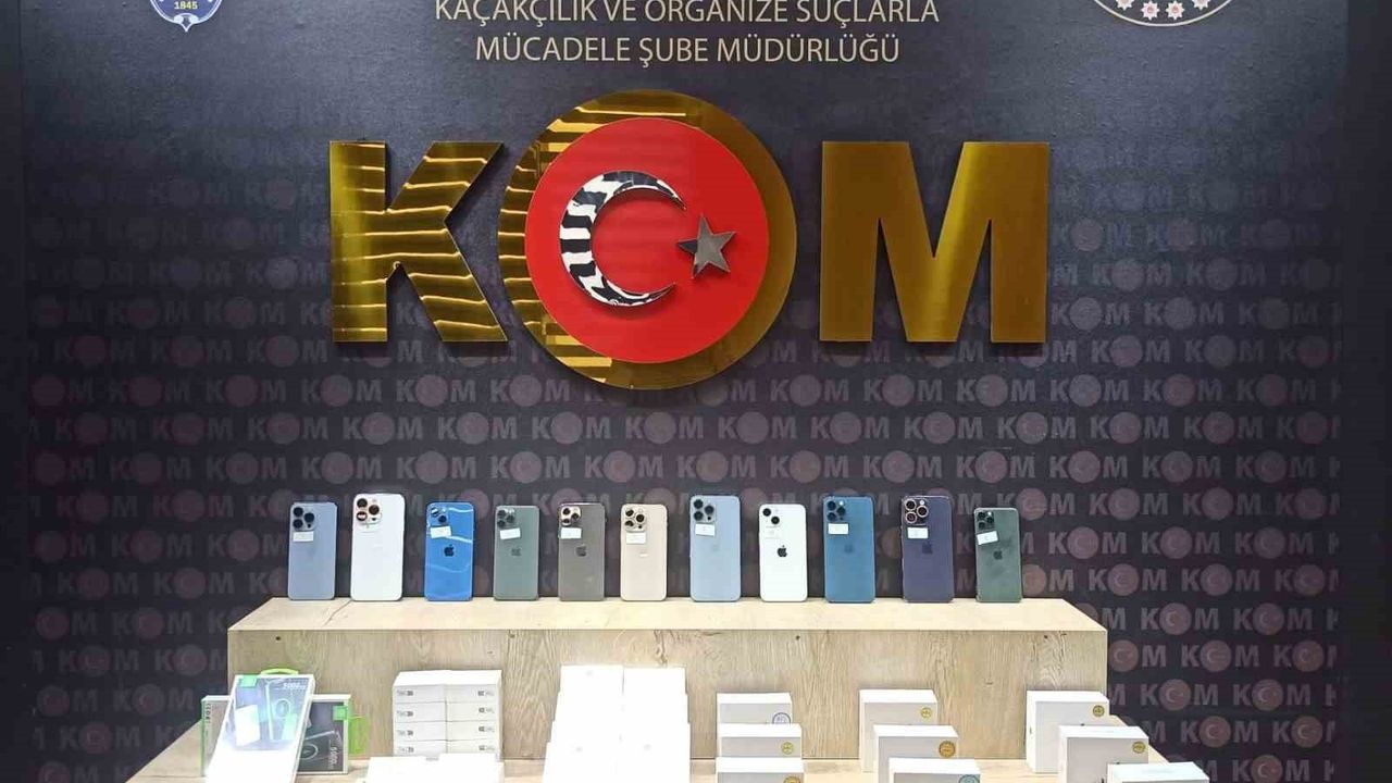 Kahramanmaraş'ta Kaçak Cep Telefonu Operasyonu