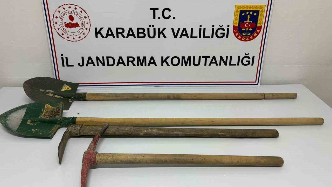 Karabük'te İzinsiz Kazı Operasyonu: 3 Kişi Yakalandı