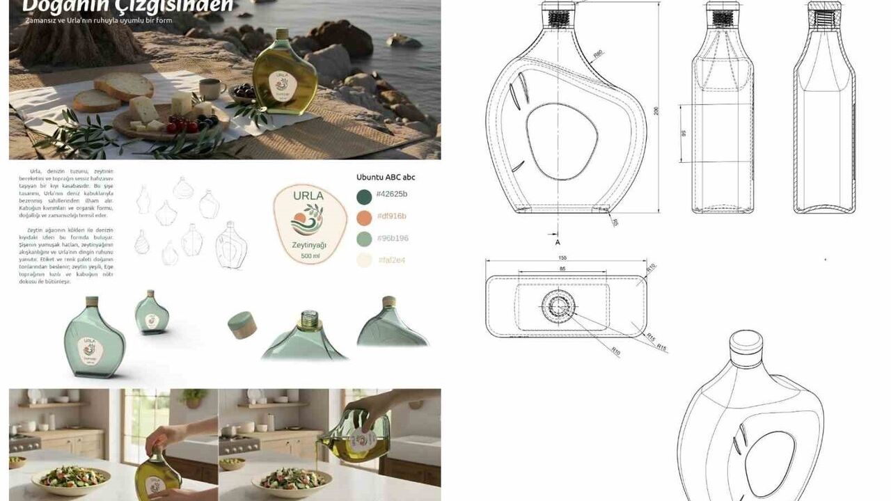 Karabük Üniversitesi Öğrencisi Zeytinyağı Şişesi Tasarım Yarışmasında Finale Çıktı