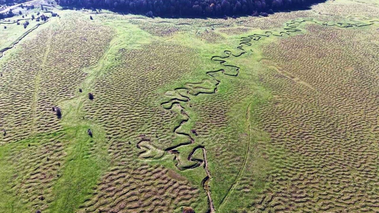 Karagöl Yaylası'nın Doğal Güzellikleri Havadan Görüntülendi