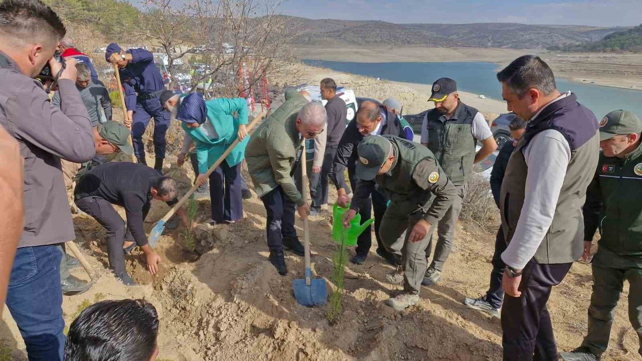 Karaman'da 5 Bin Fidan Toprakla Buluştu