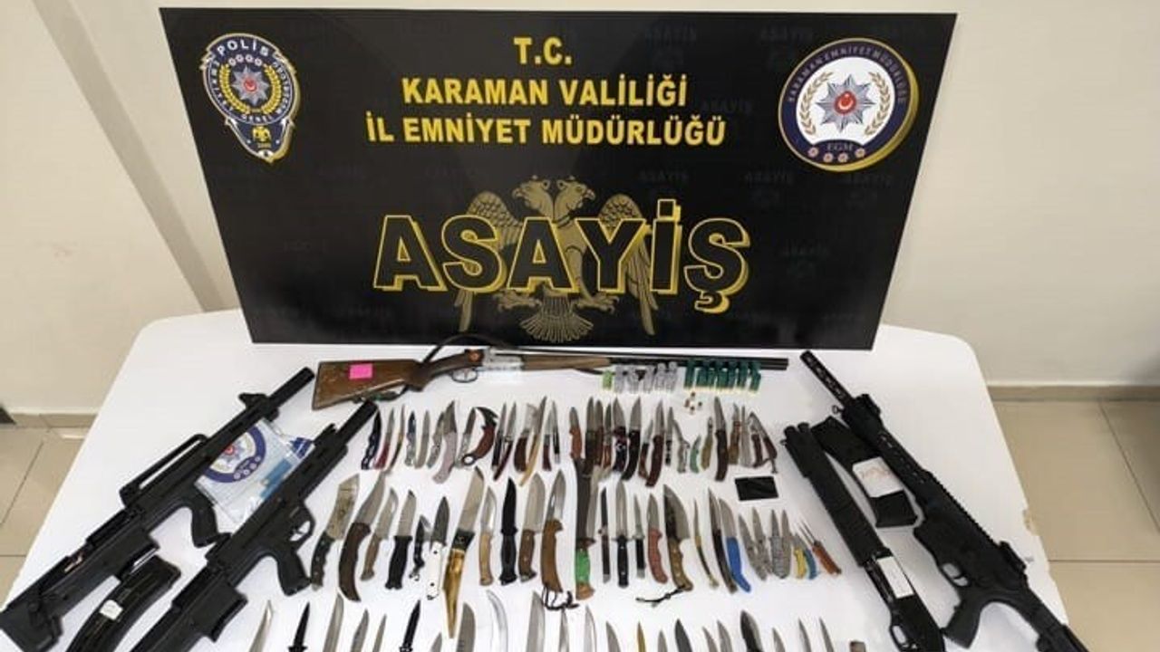 Karaman'da Asayiş Uygulamaları: 8 Şahıs Tutuklandı