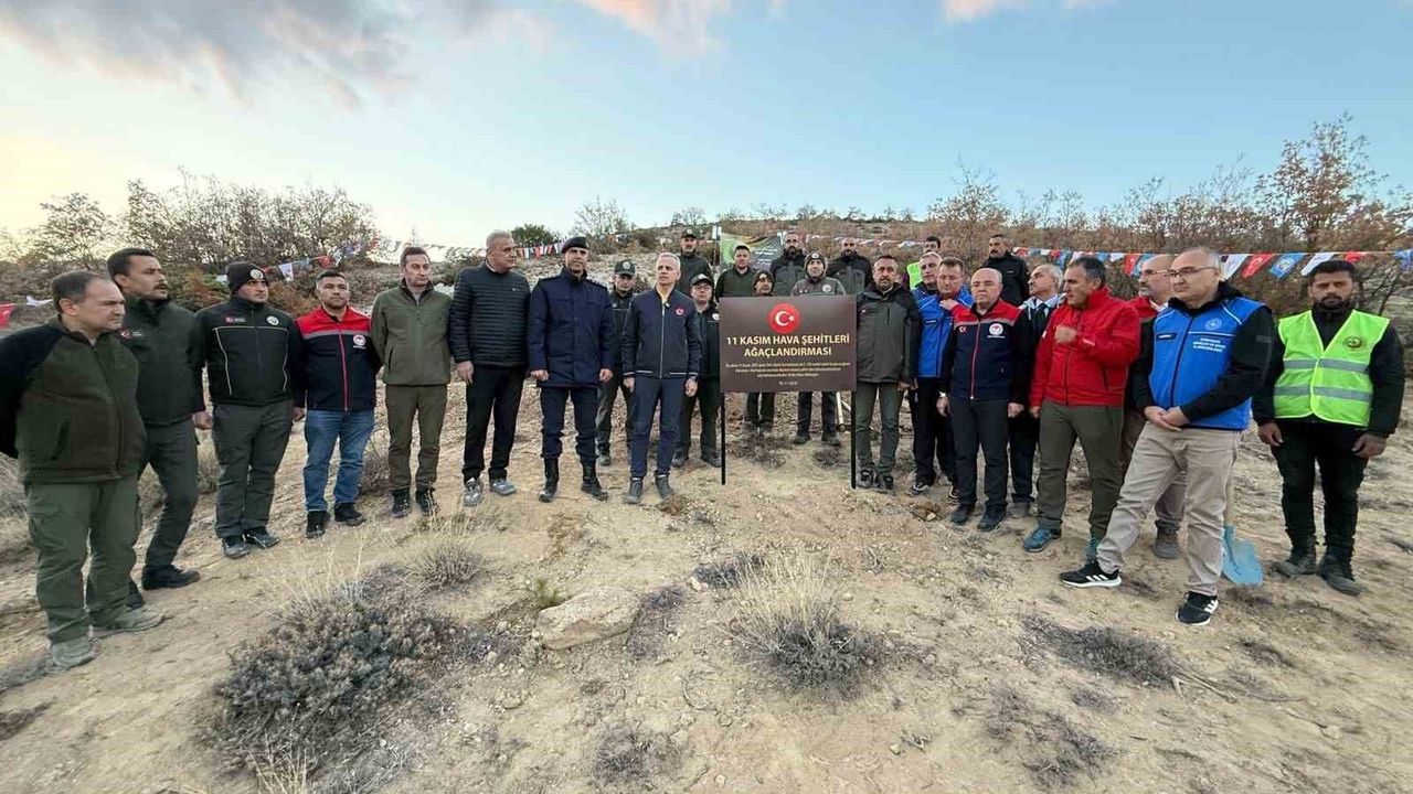 Karaman'da Şehitler İçin Fidan Dikimi Gerçekleştirildi