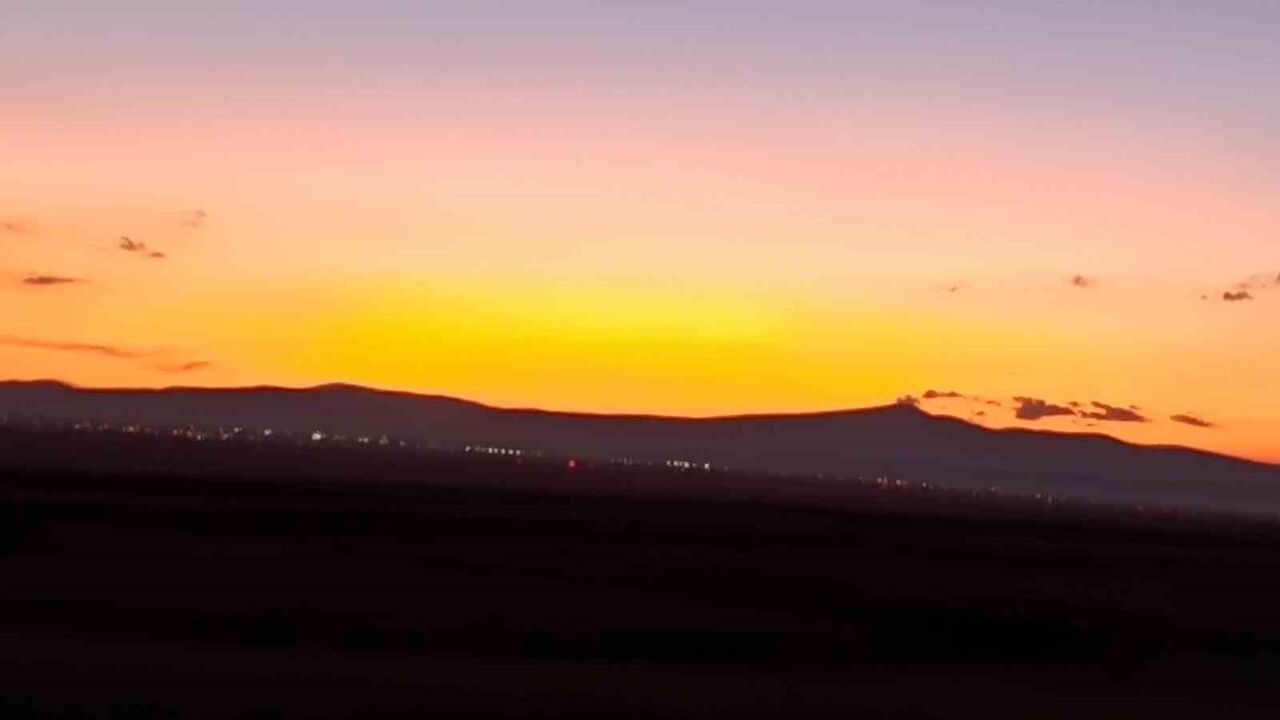 Kars'ta Unutulmaz Gün Batımı