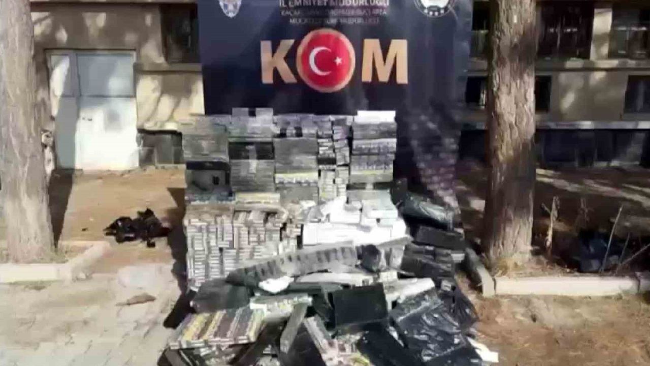 Kayseri'de 10 Bin Paket Kaçak Sigara Ele Geçirildi