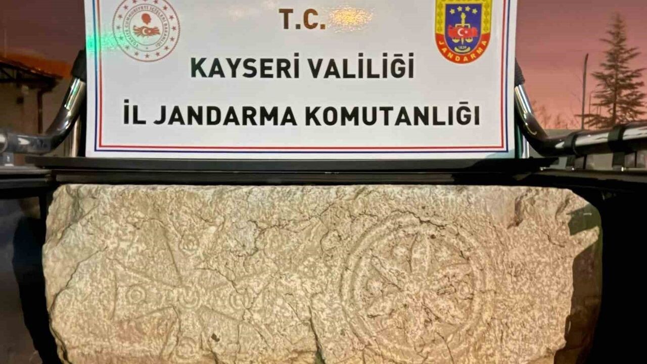 Kayseri'de 6. Yüzyıla Ait Tarihi Eser Bulundu