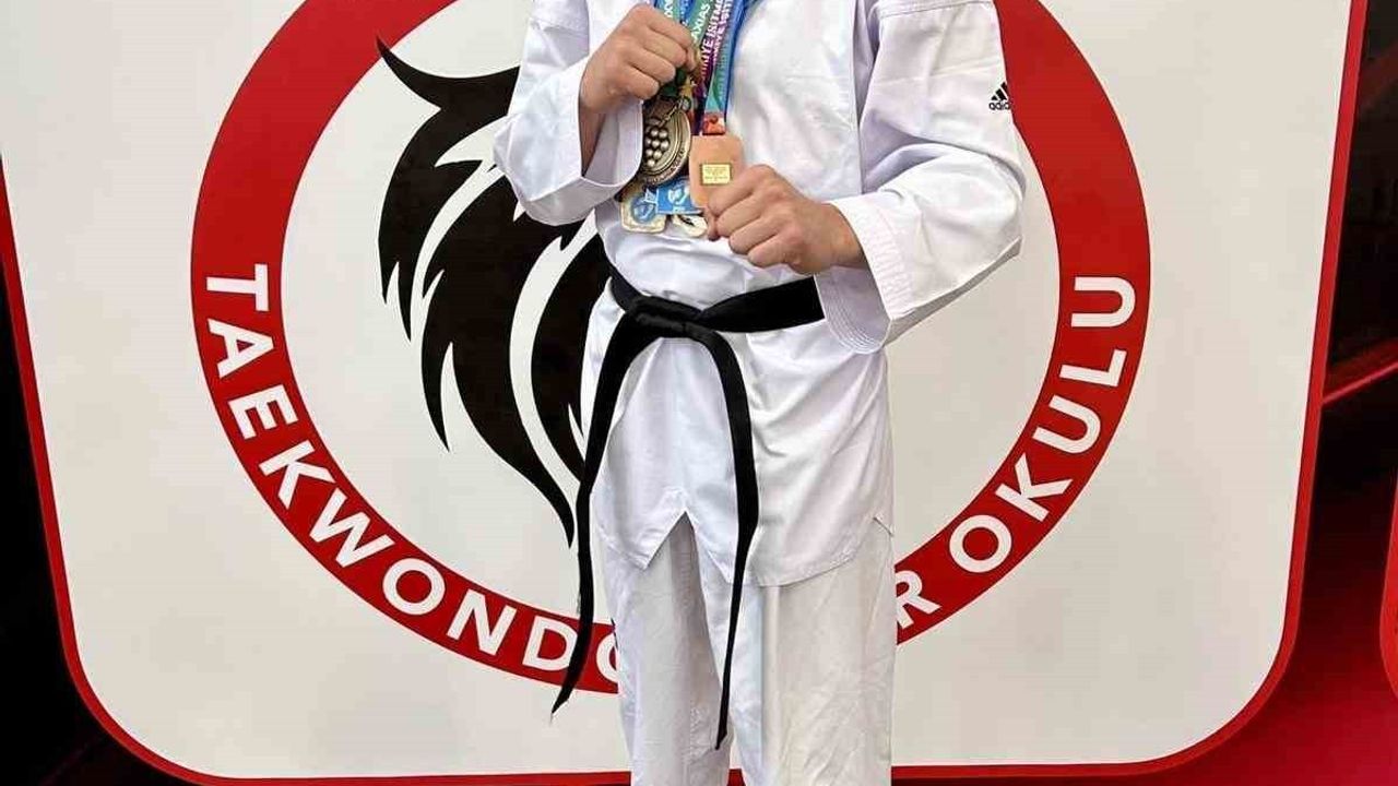 Kayserili Taekwondocu Yasin Çimen'in Hedefi Altın Madalya