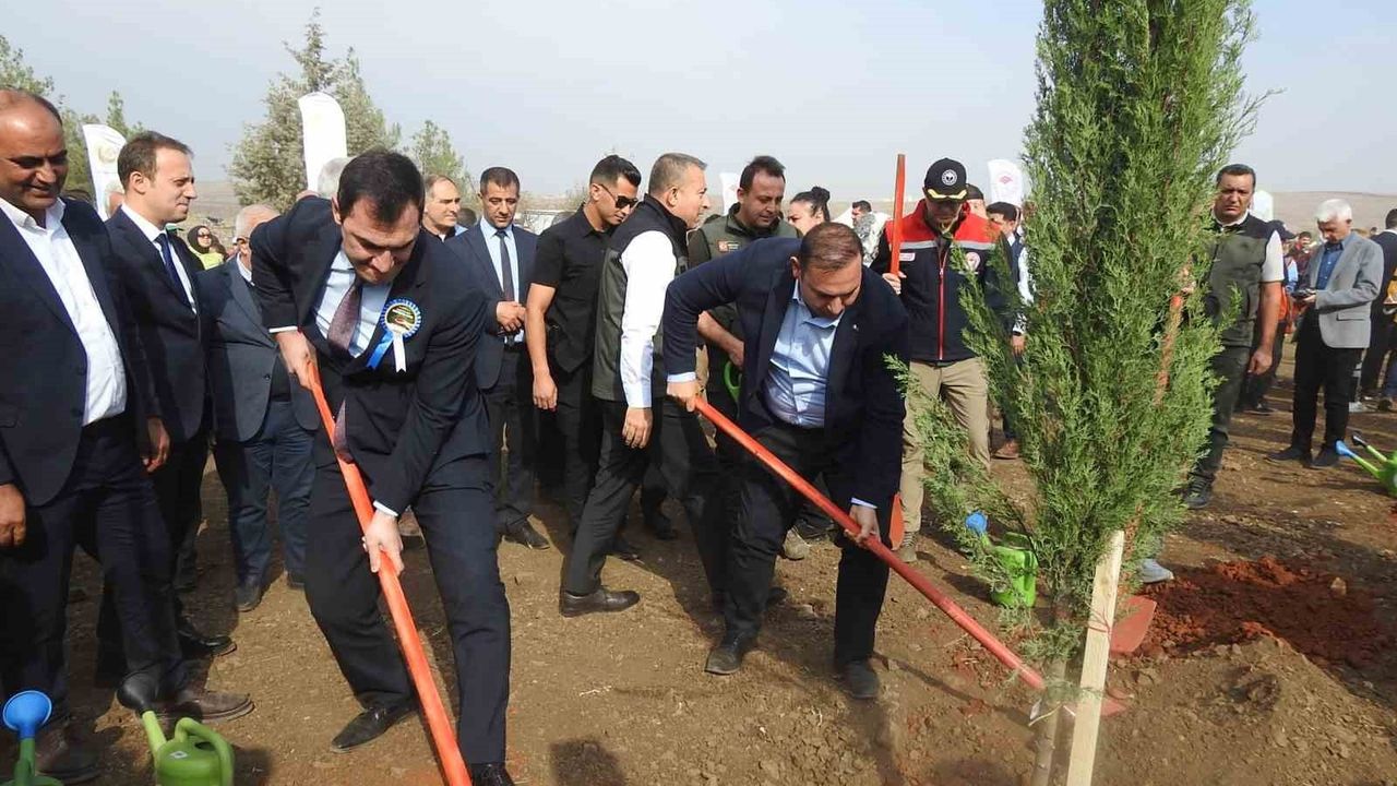 Kilis'te Fidan Dikimi Töreni Gerçekleştirildi
