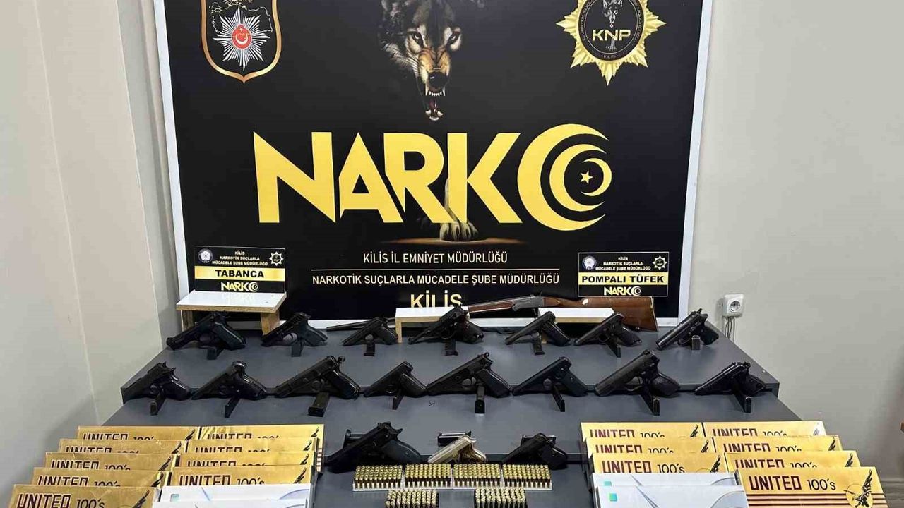Kilis'te Kaçak Sigara ve Silah Operasyonu: 1 Tutuklama