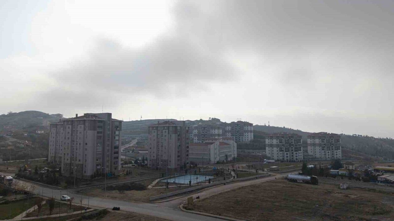 Kırıkkale'de Oluşan Sis Denizi Havadan Görüntülendi