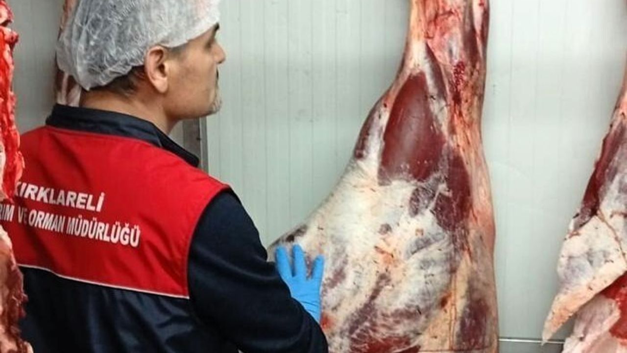 Kırklareli'nde Et Satışlarına Denetim