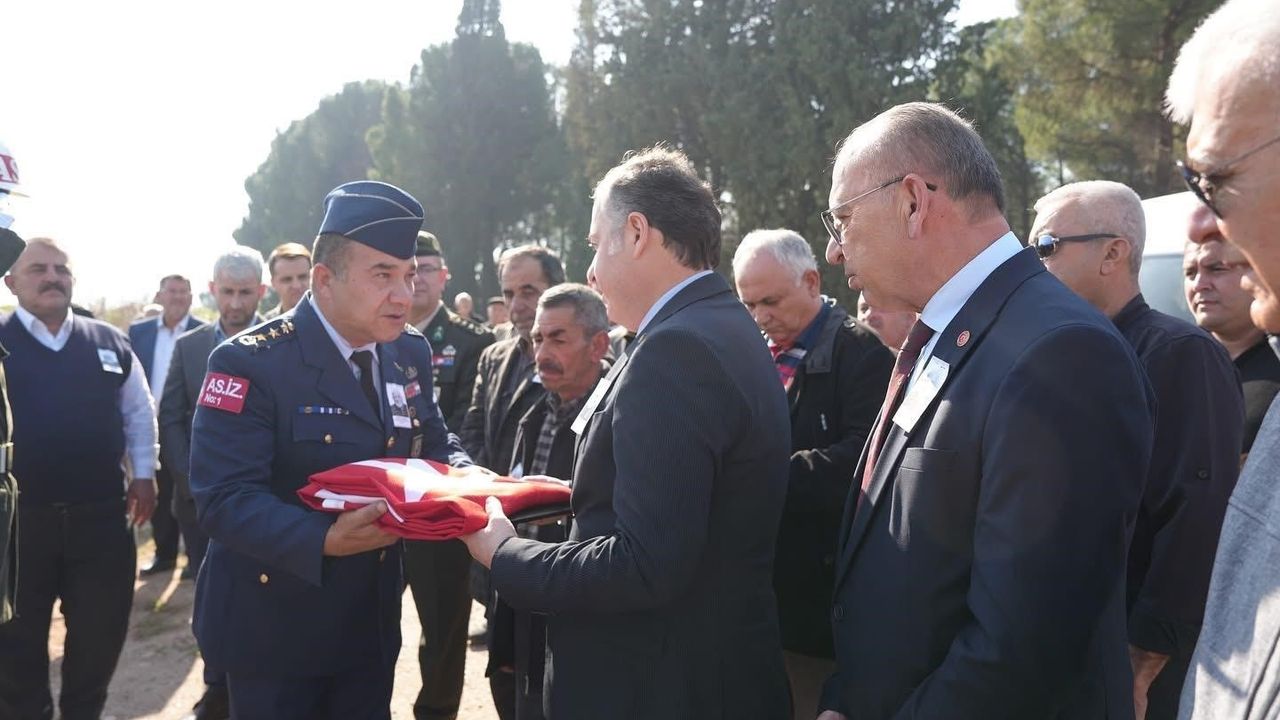 Kore Gazisi Osman Nuri Özer'in Son Veda Töreni