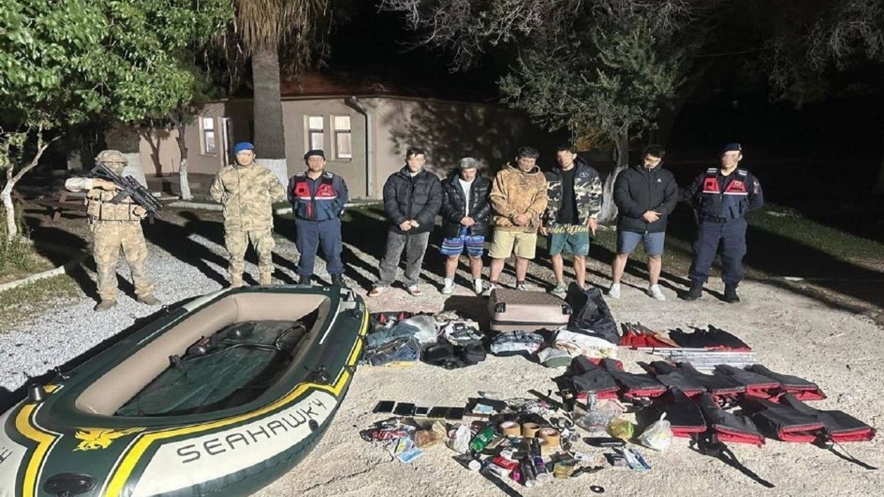 Kuşadası'nda 5 Düzensiz Göçmen Yakalandı