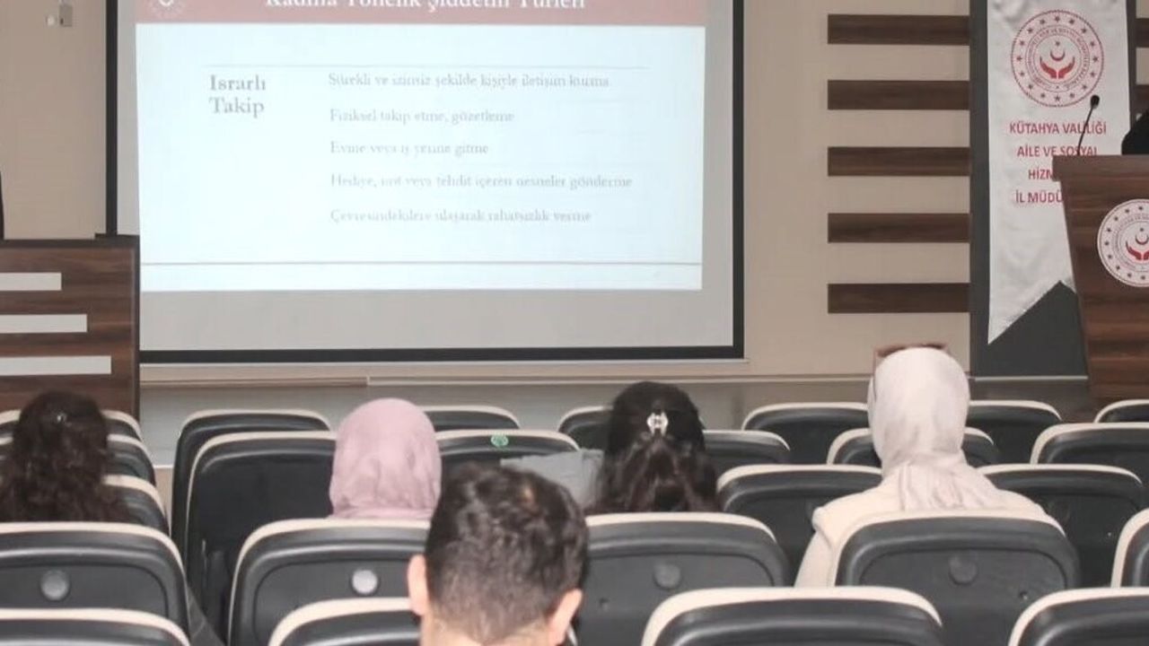 Kütahya'da Kadına Yönelik Şiddetle Mücadele Semineri Düzenlendi