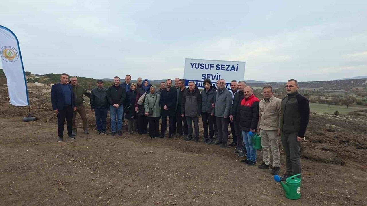 Kütahya'da Yusuf Sezai Sevil Anısına Hatıra Ormanı Oluşturuldu