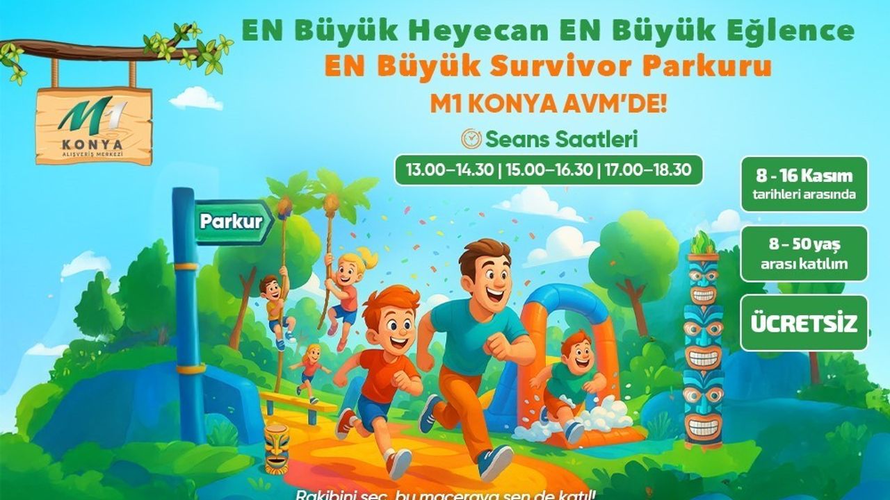 M1 Konya AVM'de Survivor Heyecanı Başlıyor