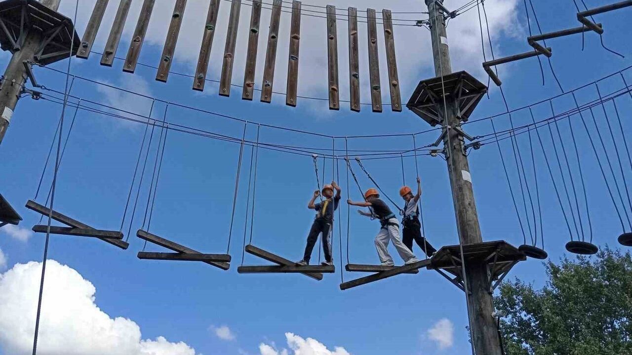 Macera Park'ta Çocuklar Hem Eğleniyor Hem Gelişiyor