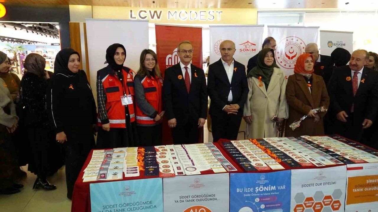 Malatya Park'ta Kadına Yönelik Şiddetle Mücadele Etkinliği