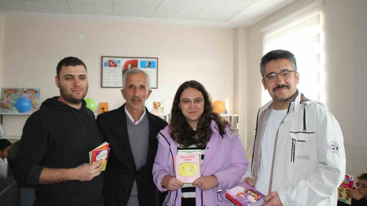 Malazgirt İlkokulu'nda Yeni Kütüphane Açıldı