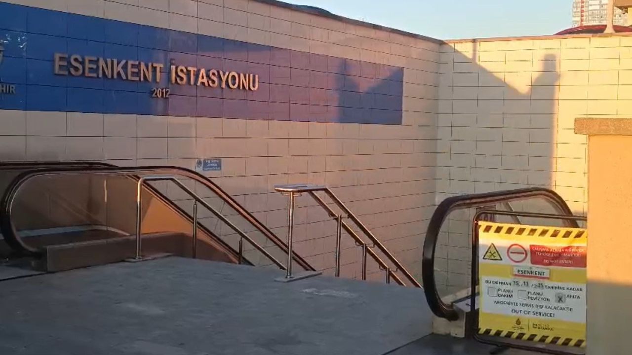 Maltepe Esenkent Metro İstasyonunda İntihar Girişimi