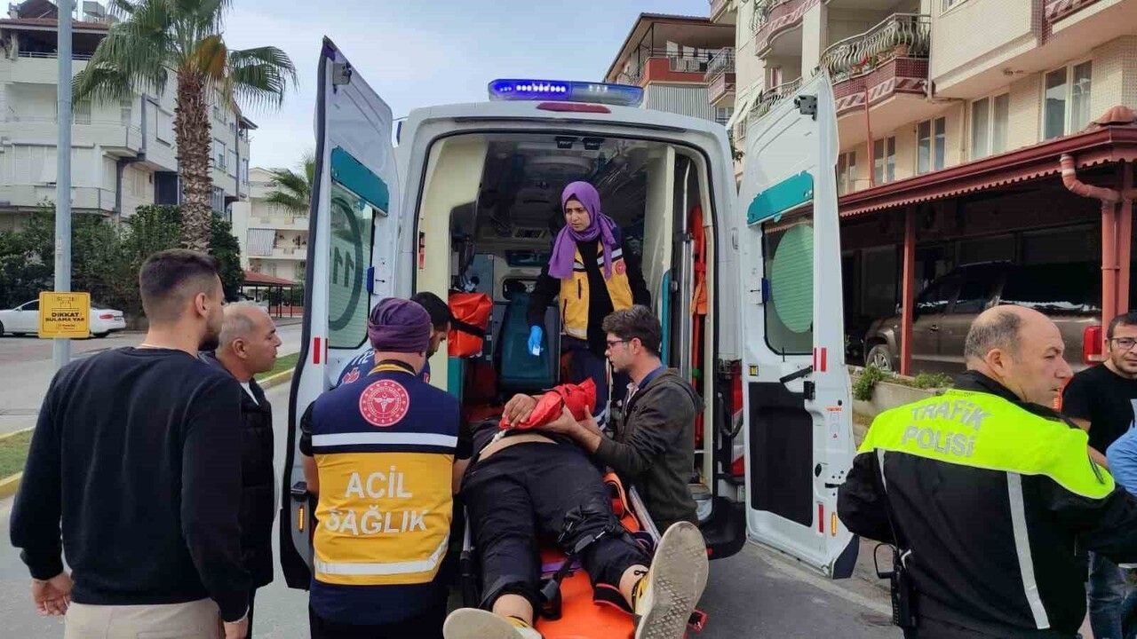 Manavgat’ta Motorlu Bisiklet Kazası