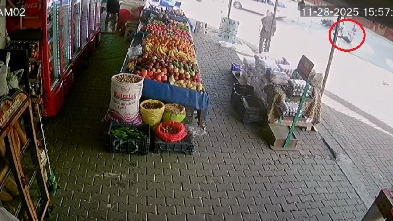 Manavgat'ta Motosikletin Otomobile Çarpması Sonucu Kaza