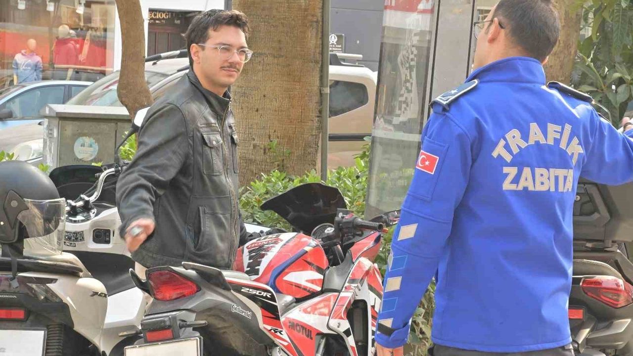 Manisa'da Yaya Yollarında Motosiklet Denetimi