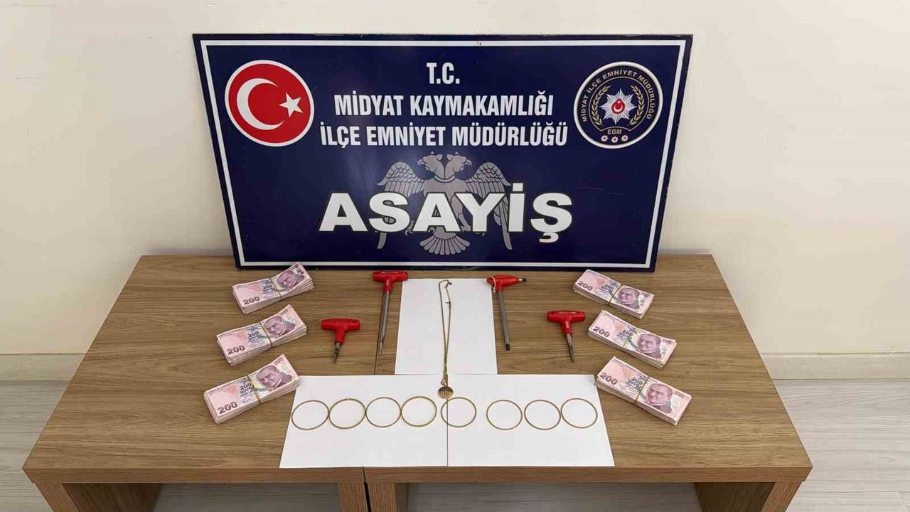 Mardin'de Hırsızlık Operasyonu: 5 Kişi Gözaltında