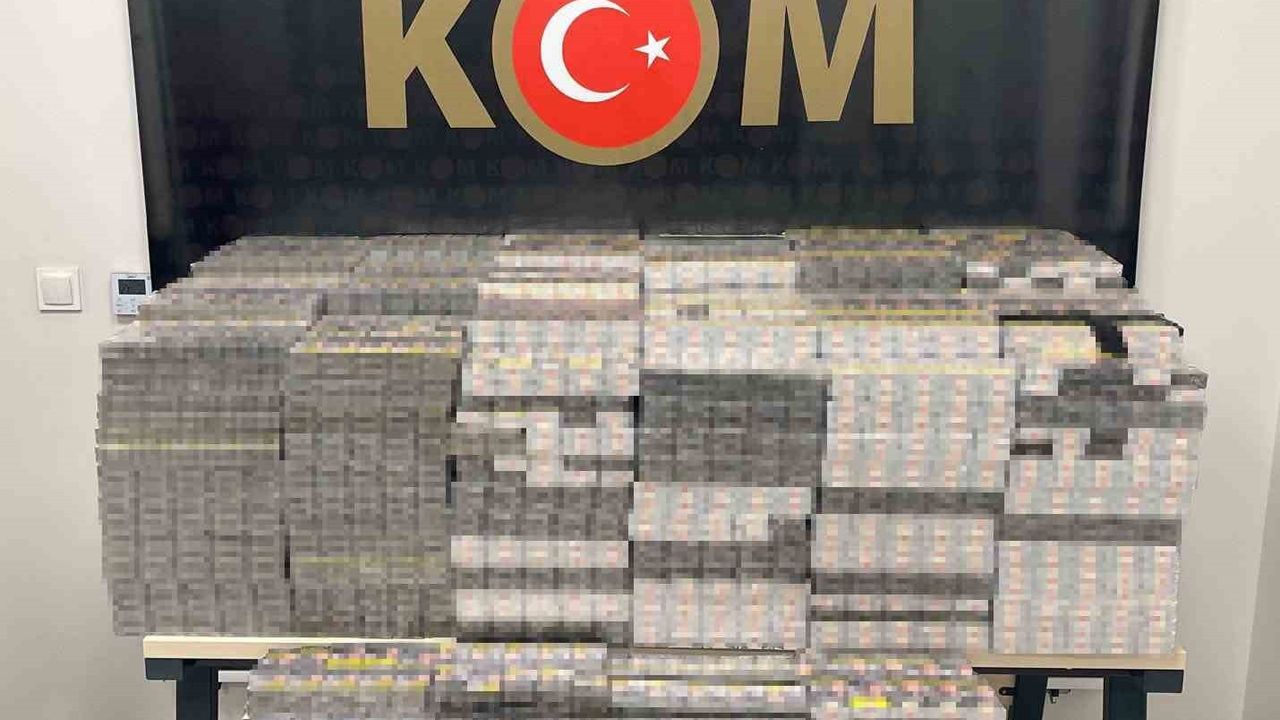 Mardin'de Kaçak Sigara Operasyonu