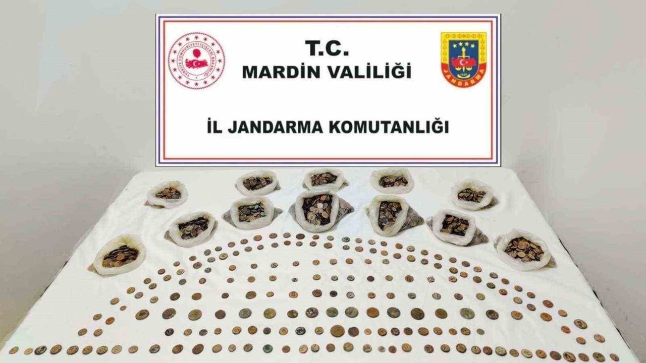 Mardin’de Tarihi Sikkeler Ele Geçirildi