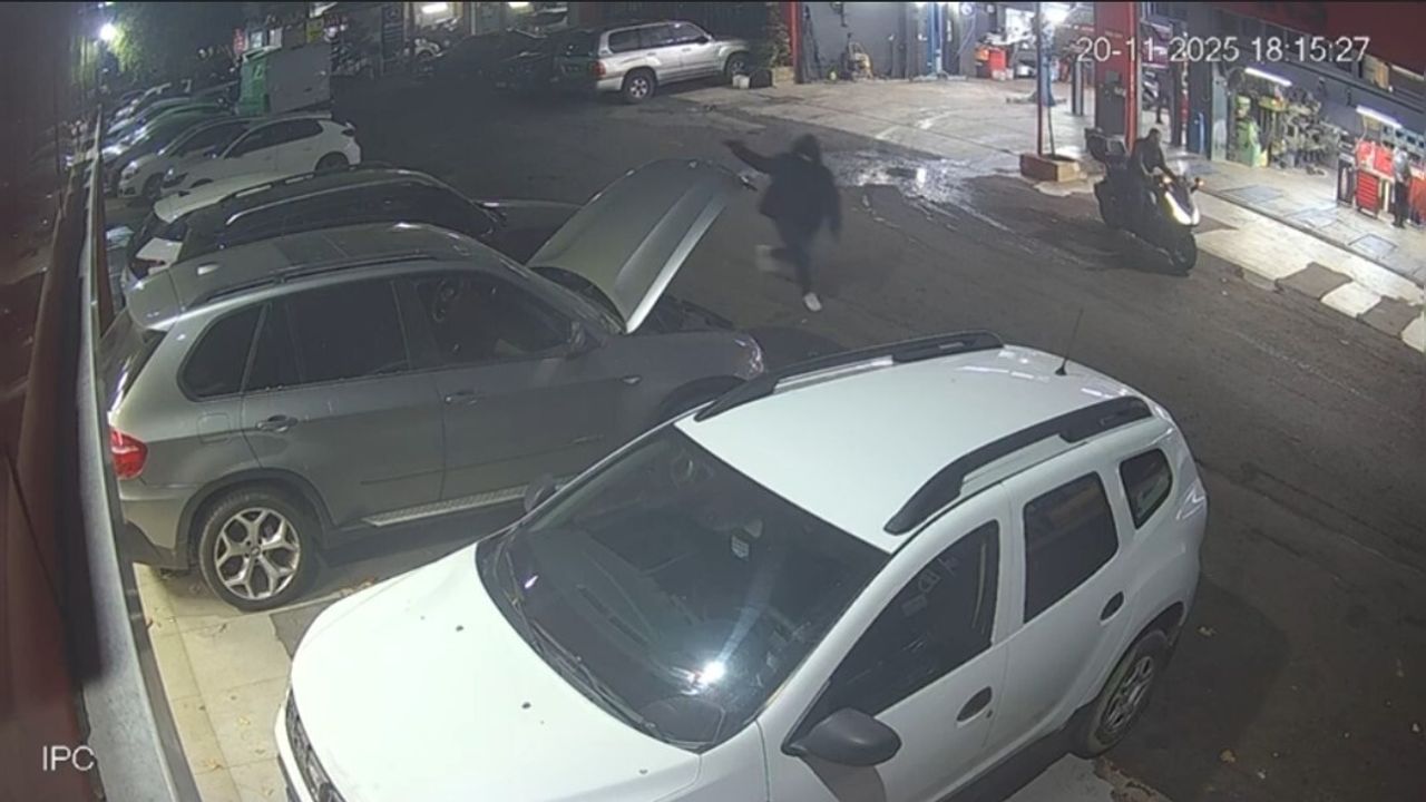 Maslak Oto Sanayi'nde Silahlı Saldırı: Olay Anı Güvenlik Kamerasında