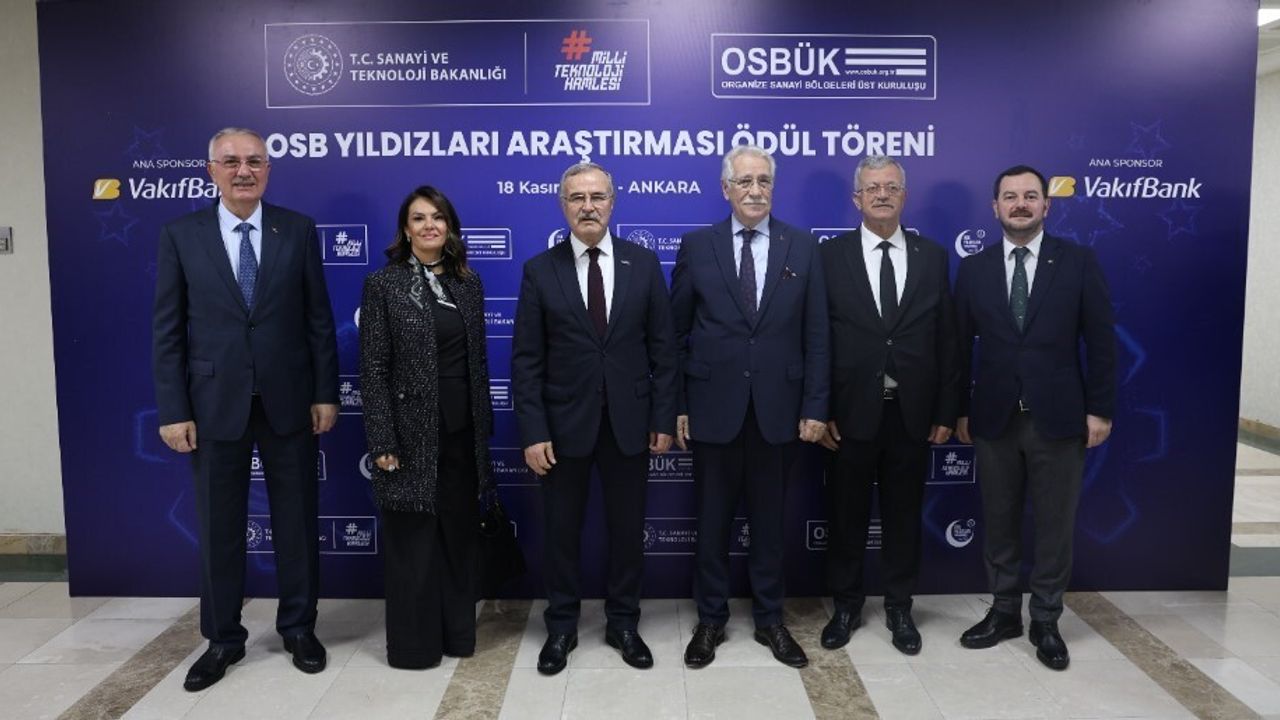 Mekap, OSB Yıldızları Ödülünü Kazandı