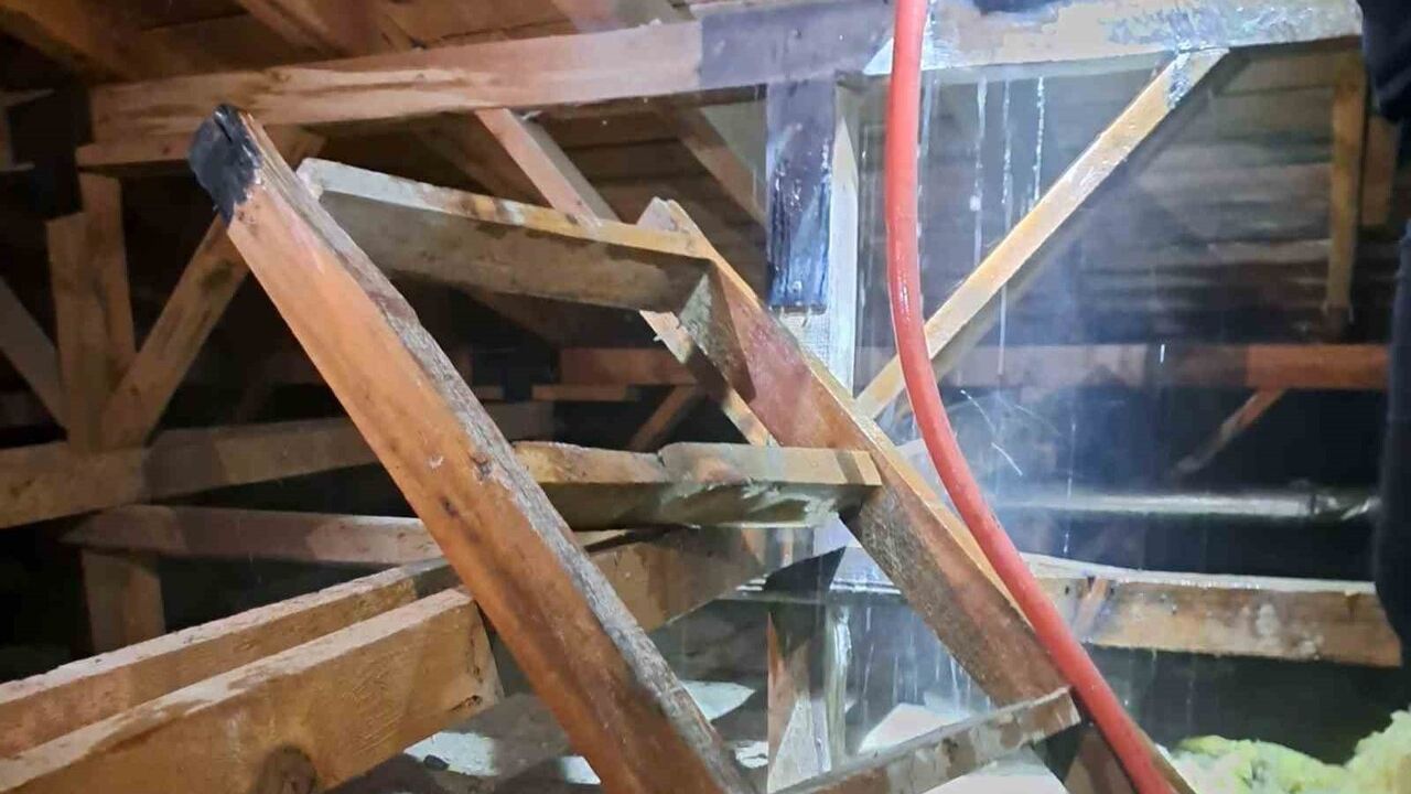 Menteşe TOKİ'de Yangın Panik Yarattı