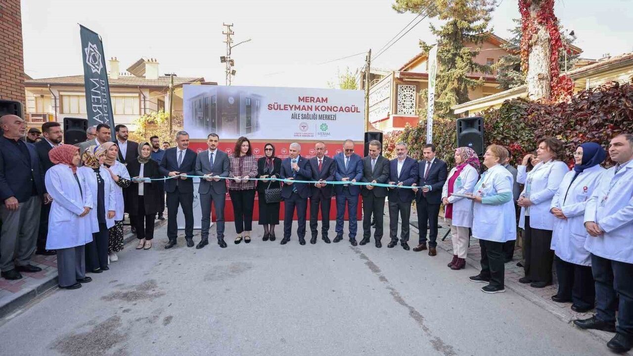 Meram’da Süleyman Koncagül Aile Sağlığı Merkezi Açıldı