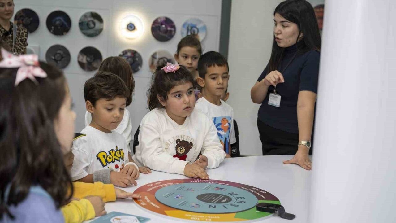 Mersin'deki Mercan Bilim Merkezi Ara Tatilde Büyük İlgi Gördü