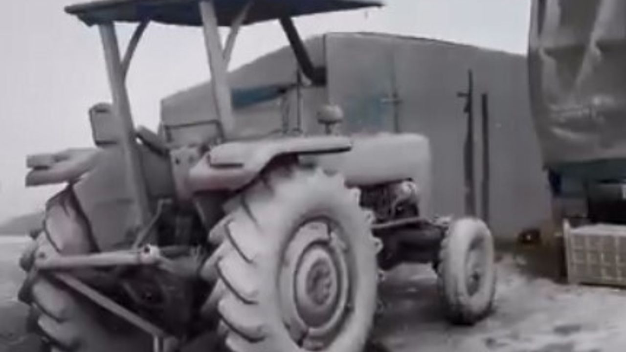 Mersin'in Yüksek Rakımlı Bölgelerinde İlk Kar Yağışı