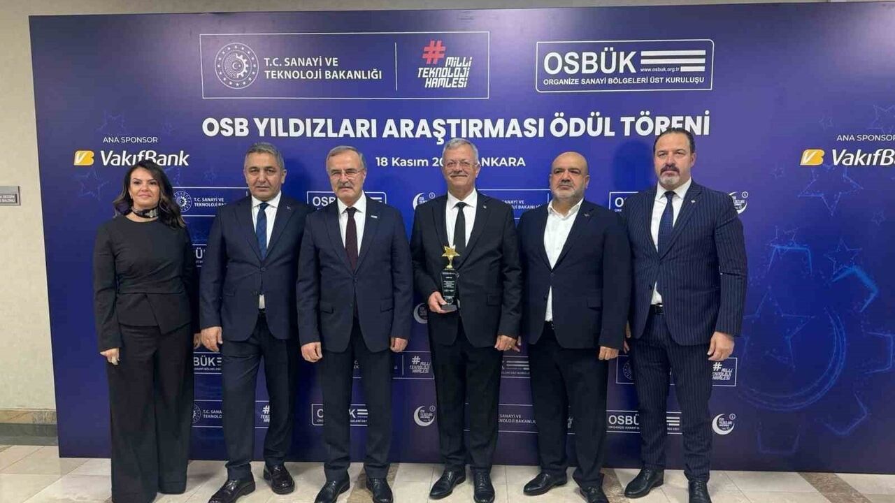 Mersin OSB'ye Ödül