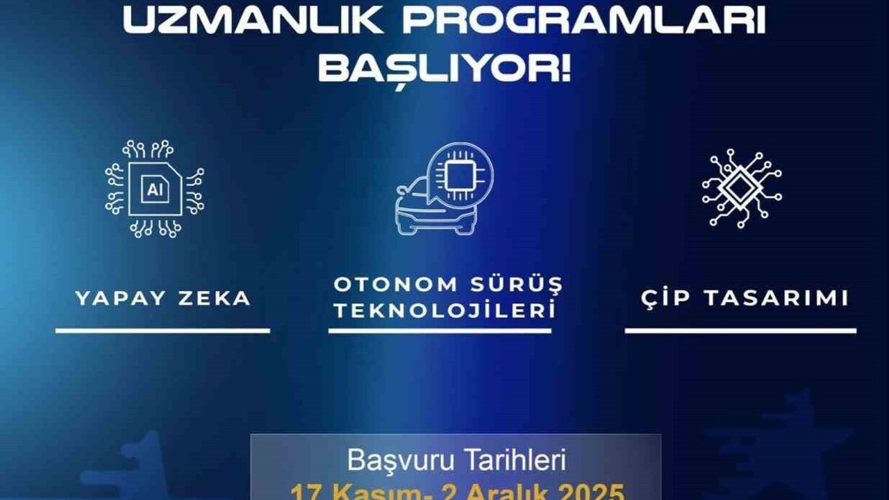 Milli Teknoloji Akademisi Uzmanlık Programları Başlıyor
