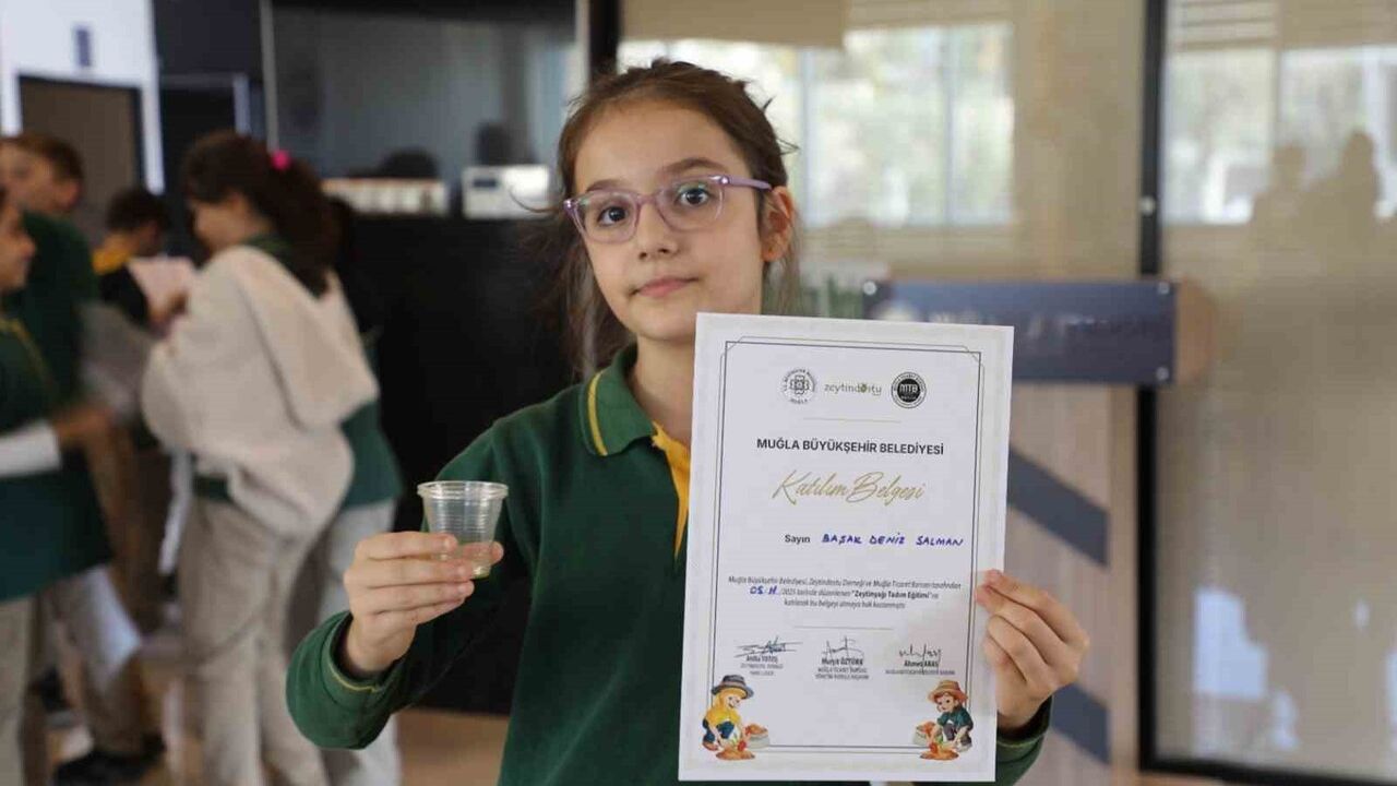 Muğla'da Zeytinyağı Bilinci Çocuklara Aşılanıyor