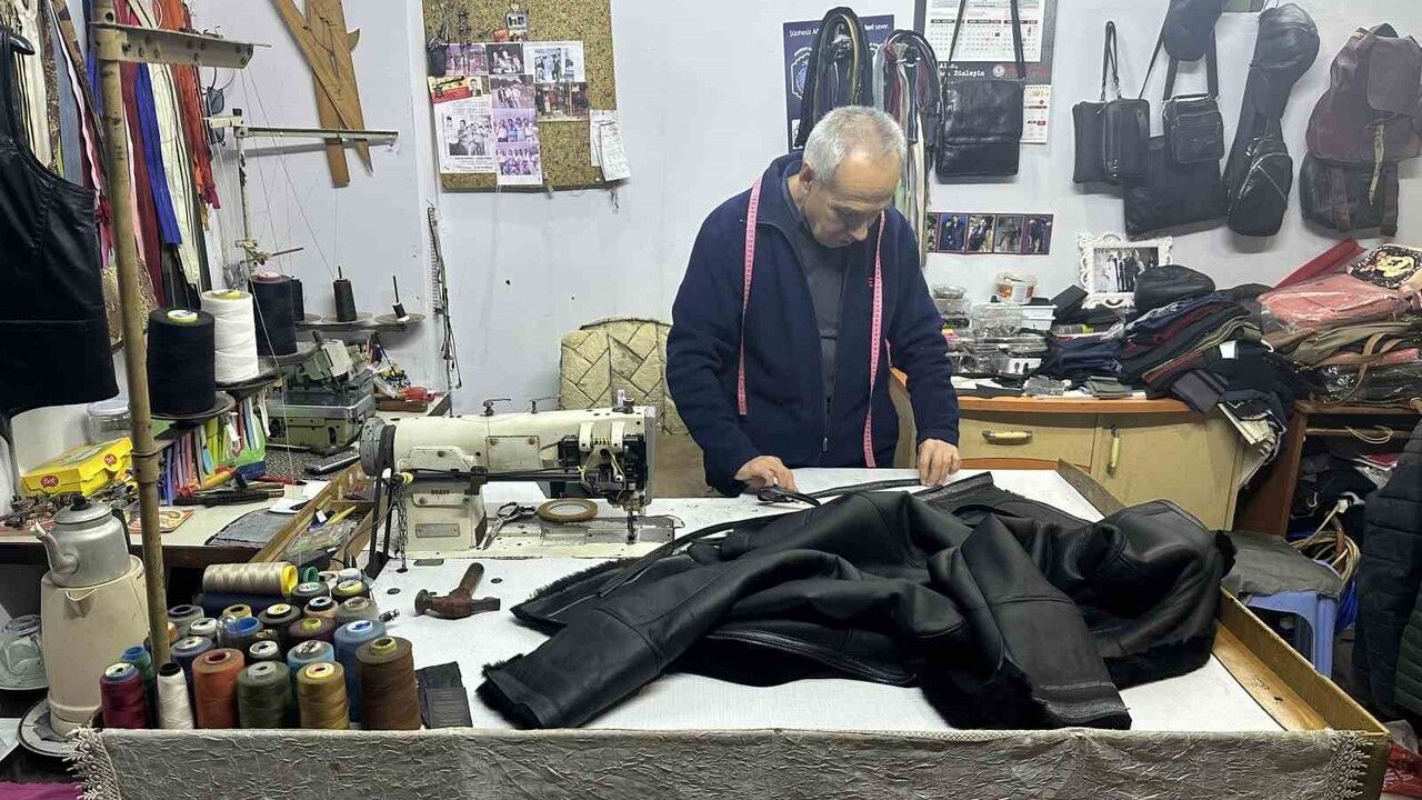 Muratlı'da Deri Mont Tamiri: Yarım Asırlık Usta